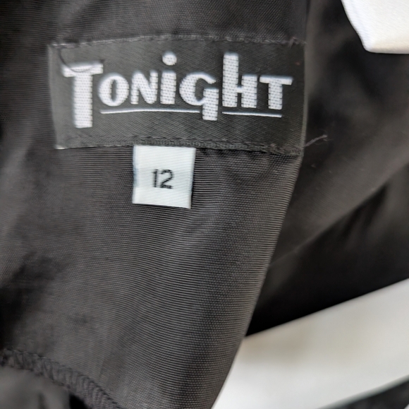 Tonight Elegant Black and White Evening Dress - Picture 9 of 9